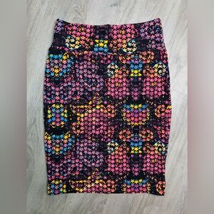 LuLaRoe Cassie Skirt Women’s Medium M Pencil Skirt Paisley Star